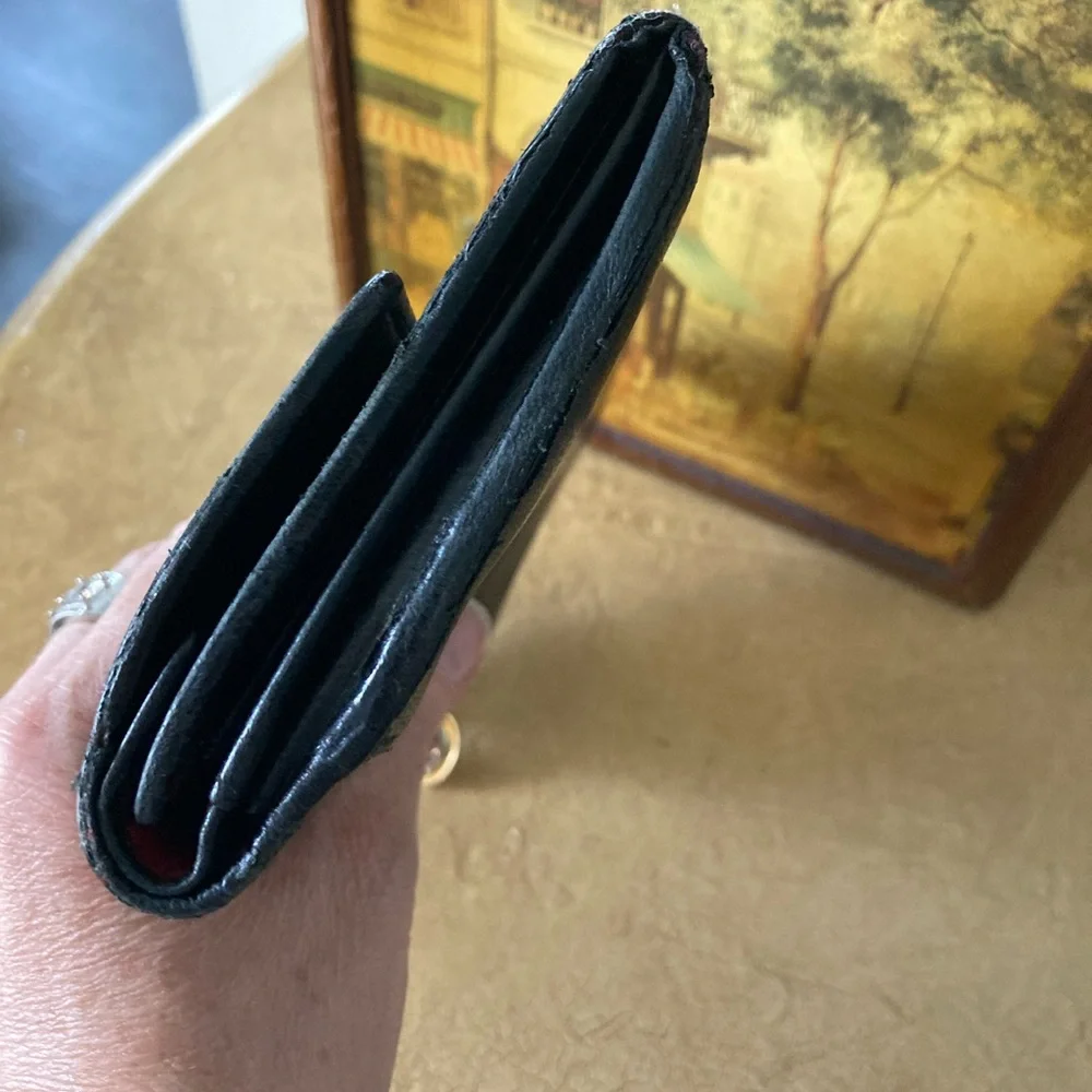 ❤️‍🔥❤️‍🔥❤️‍🔥Christian Dior Gorgeous Black Leather Wallet ❤️‍🔥❤️‍🔥❤️‍🔥